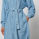 BOSS Women's Datta Dress - Light/Pastel Blue - UK 8