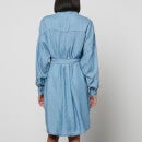 BOSS Women's Datta Dress - Light/Pastel Blue - UK 8