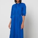 BOSS Women's Deddinis Dress - Open Blue - UK 10