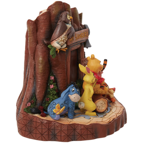 Disney Traditions Winnie the Pooh Carved by Heart Figurine