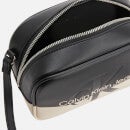 Calvin Klein Jeans Two-Tone Faux Leather Camera Bag