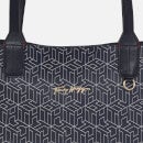 Tommy Hilfiger Iconic Monogram Faux Leather Tote Bag