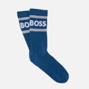 BOSS Bodywear Stripe Ribbed-Knit Socks
