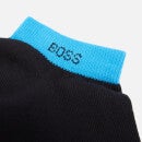 BOSS Bodywear Rainbow Cuff Stretch Cotton Ankle Socks - 39-42