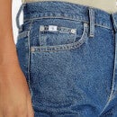 Calvin Klein Jeans Logo-Detailed Denim Mom Jeans