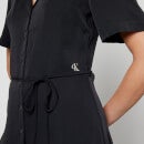 Calvin Klein Jeans Satin-Jersey Shirt Dress - XS