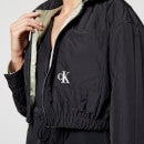 Calvin Klein Jeans Reversible Satin-Shell Cropped Jacket - L