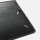 Maison Margiela Men's 5-Slot Smooth Leather Card Holder - Black