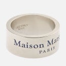 Maison Margiela Men's Ring - Dirty Silver/Medium Blue/Raw Indigo
