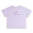 Disney I Light My Own Way Women's Cropped T-Shirt - Lilac