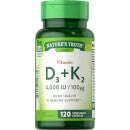 Vitamin D3 and K2 4000IU / 100ug - 120 Capsules