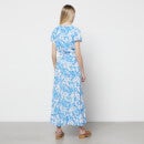 RIXO Women's Aspen Midi Dresses - Blue Scandi - UK 6