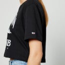 Tommy Jeans Cotton-Jersey Cropped T-Shirt - S