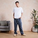 Men's Blue Cord Panelled Trouser Blue