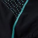 Women's Medley Logo Medalist Swimsuit Black/Blue