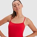 Costume da bagno con spalline sottili Eco Endurance+ da donna Rosso