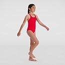 Girl's Eco Endurance+ Medalist Swimsuit Red