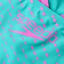 Medley Logo Medalist Badeanzug Blau/Pink für Mädchen