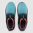 Zapatillas de agua Surfknit Pro para mujer, negro/azul
