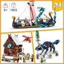 LEGO Creator: 3in1 Viking Ship and Midgard Serpent Set (31132)