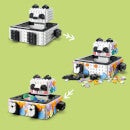 LEGO DOTS: Le Vide-poche Panda, Activité Manuelle pour Enfants, Boîte de Rangement(41959)
