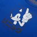 Sonic The Hedgehog Sonic Katakana Women's T-Shirt - Blue