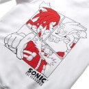 Sonic The Hedgehog Face Off Hoodie - White