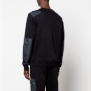 PS Paul Smith Men's Mixed Media Sweatshirt - Black - S