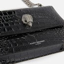 Kurt Geiger London Small Shoreditch Croc-Effect Leather Shoulder Bag