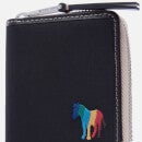 PS Paul Smith Men's Zip Rainbow Zebra Wallet - Black