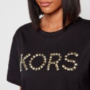 MICHAEL Michael Kors Women's Studded Kors Bf T-Shirt - Black - XS