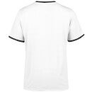 Crash Bandicoot Action Unisex Ringer T-Shirt - White/Black