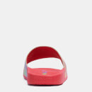 Coach Women's Udele Rainbow Coated Canvas Slide Sandals - Tan Multi/Pop Red/Miami Red - UK 3