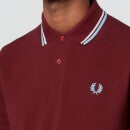 Fred Perry Men's Twin Tipped Polo Shirt - Maroon - 40/L