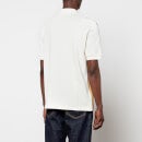 Fred Perry Men's Towelling Panel Polo Shirt - Ecru - S