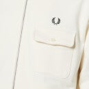 Fred Perry Men's Funnel Neck Track Jacket - Ecru - S