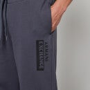 Armani Exchange Tape Logo Cotton-Blend Stretch-Jersey Joggers - S