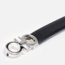 Salvatore Ferragamo Men's Reversible And Adjustable Gancini Belt - Black/Hickory Brown - 90cm/S