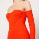 Helmut Lang Women's Contour Mini Pinched Dress - Poppy - XS