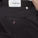 Farah Men's Elm Twill Chino Pants - Black - W32/L34