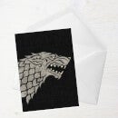 Game of Thrones House Stark Greetings Card