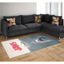 Jaws Poster Woven Rug