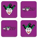Set de posavasos con logotipo de Joker