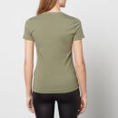 Guess Women's Ss Cn Mini Triangle T-Shirt - Lichen Leaf Green - XS