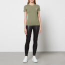 Guess Women's Ss Cn Mini Triangle T-Shirt - Lichen Leaf Green - XS