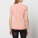 Guess Women's Ss Cn Mini Triangle T-Shirt - Midsummer Rose - XS