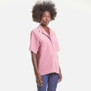 Never Fully Dressed Women's Pink Lurex Lulu Blouse - Pink - M