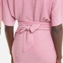 Never Fully Dressed Women's Pink Lurex Mini Jaspre Skirt - Pink - S