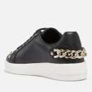 Guess Women's Renatta Faux Leather Low Top Trainers - Black - UK 3