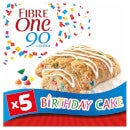 90 Calorie High Fibre Snack Bars Birthday Cake 5x24g